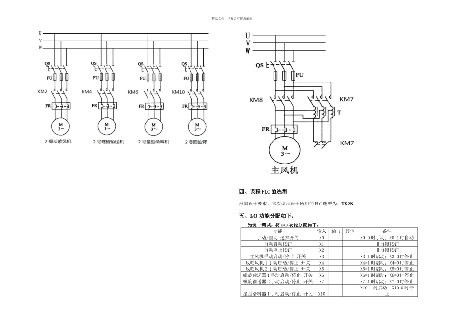 PLC课程设计—除尘生产线_第3页