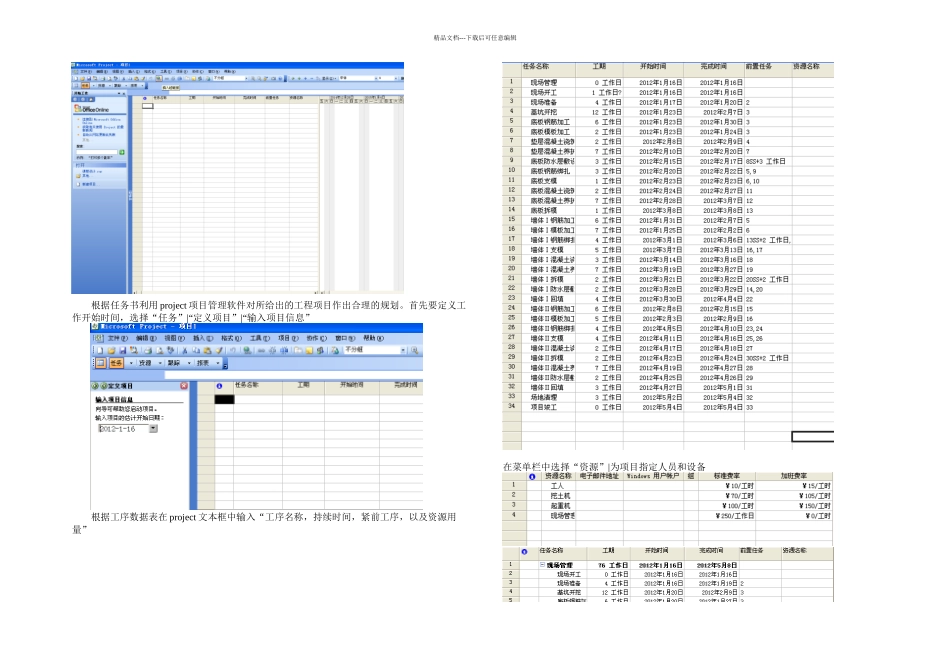 project工程项目管理软件成果_第2页
