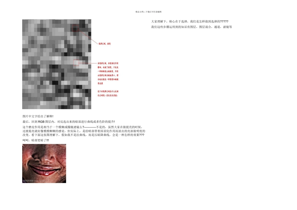 Ps通道磨皮原理详解_第3页