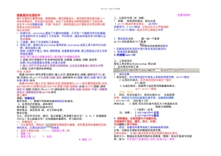 PS零基础入门教程
