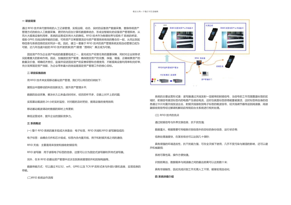 RFID电力机房资产管理解读_第1页