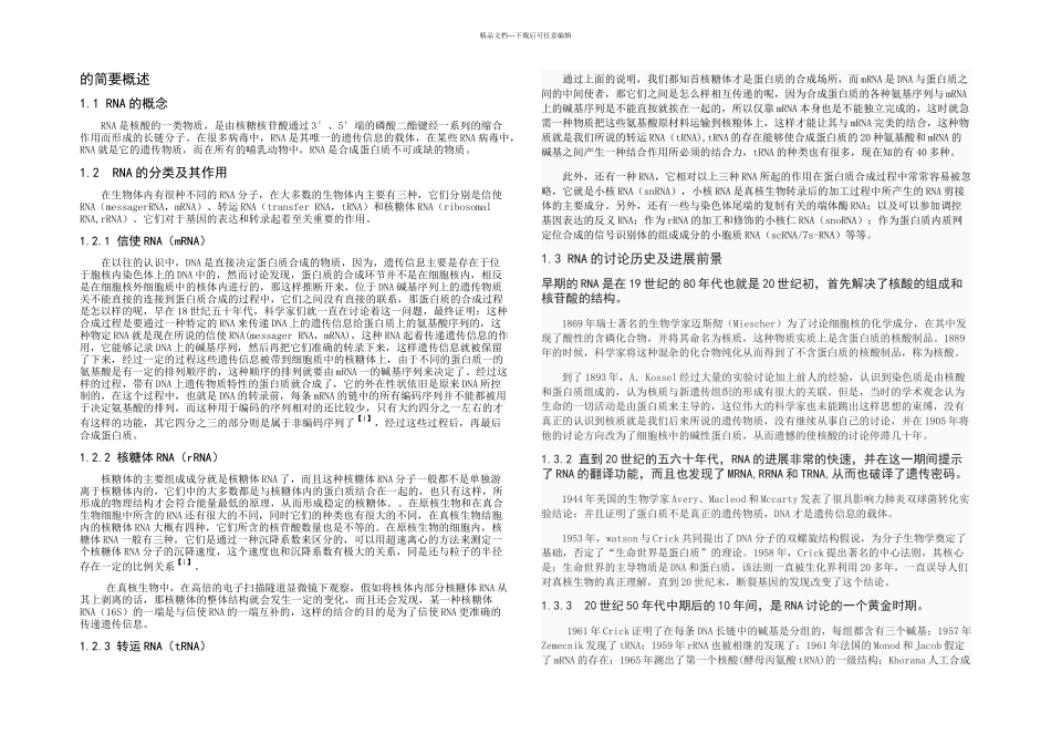 RNA的结构与功能_第3页