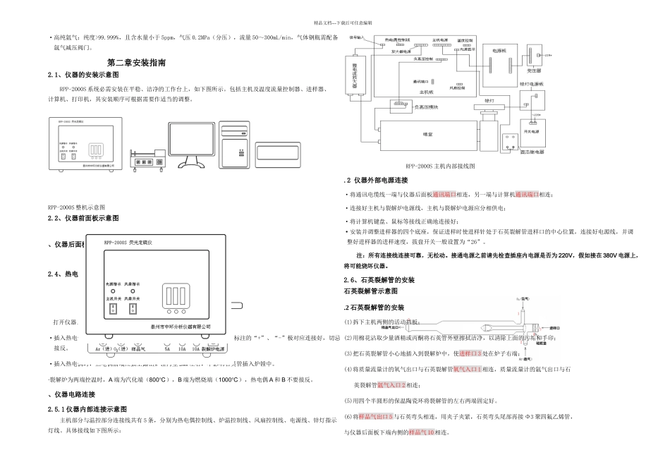 RPPS紫外荧光定硫仪说明书_第2页