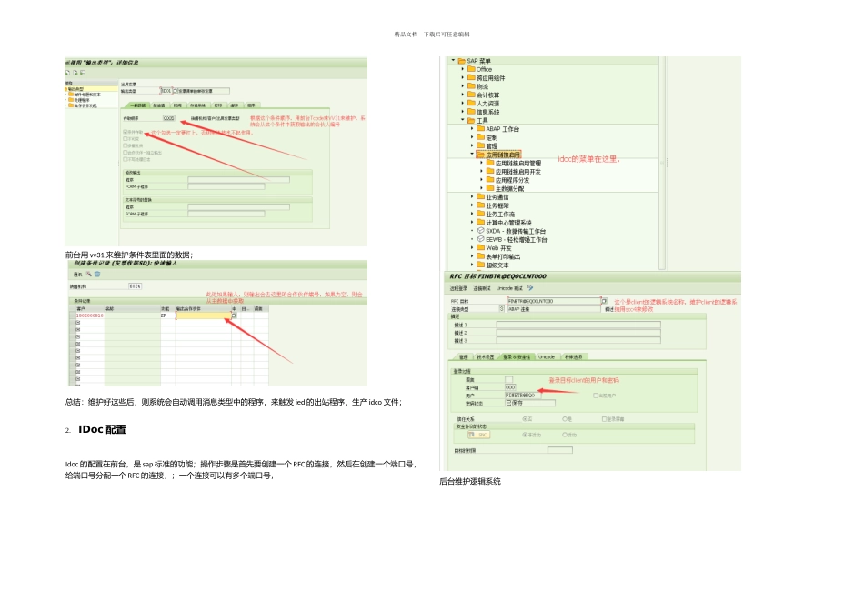 SAP公司间开票Idoc配置项_第2页