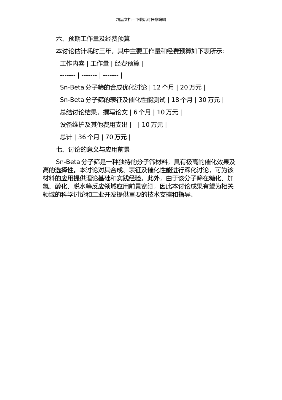 Sn-Beta分子筛的合成、表征及催化性能研究的开题报告_第3页