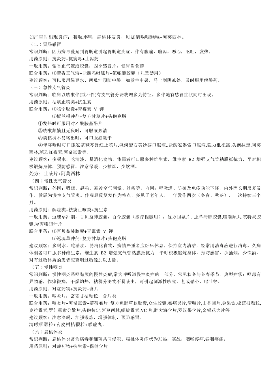 各类病症联合用药_第2页