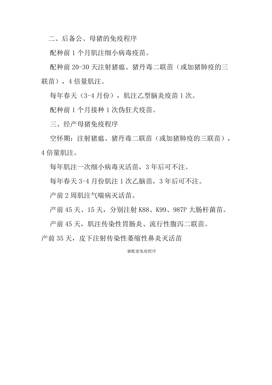 各阶段猪的免疫程序图表_第2页