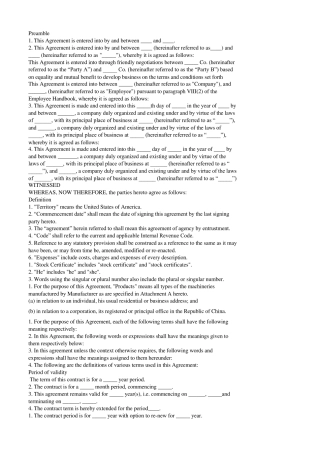 合同必备条款(中英)