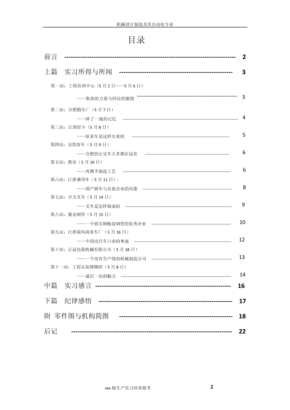 合工大生产实习报告(机械专业)_第2页