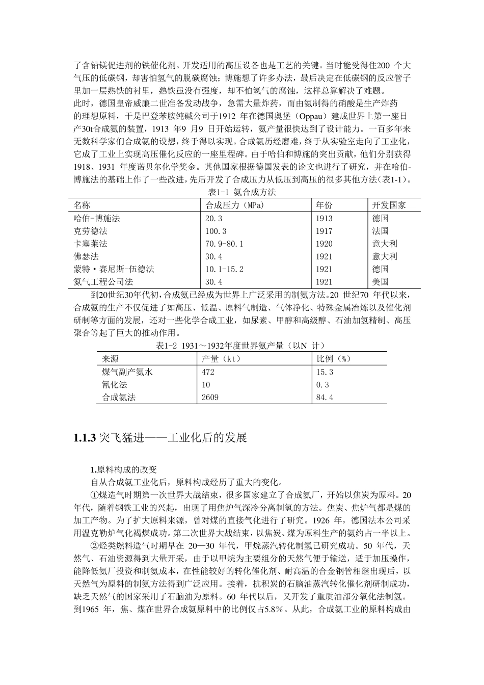 合成氨的工艺_第3页