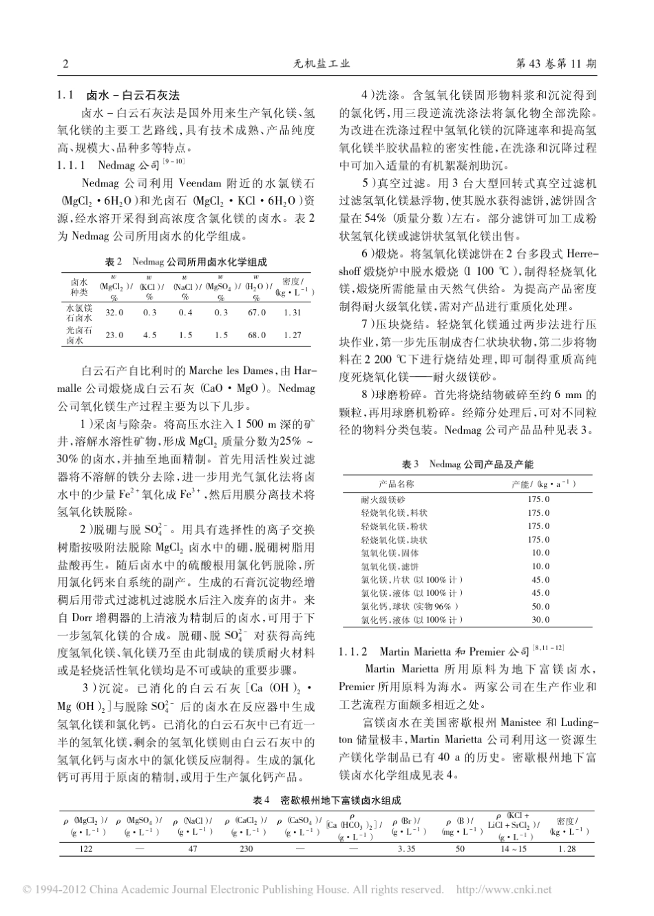 合成法氧化镁_氢氧化镁生产现状与前景展望_第2页