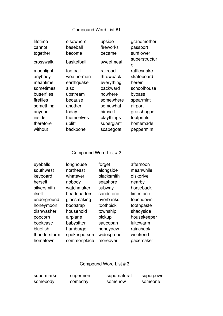 合成词总结CompoundWordList60words_第1页