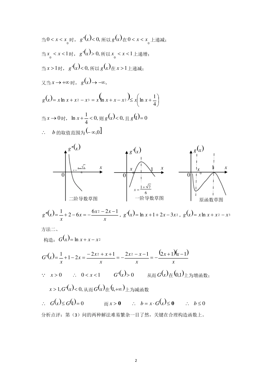 合理构造函数解导数问题_第2页