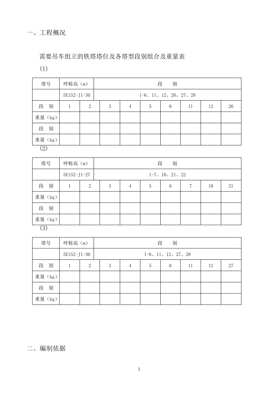 吊车组立铁塔施工方案_第2页