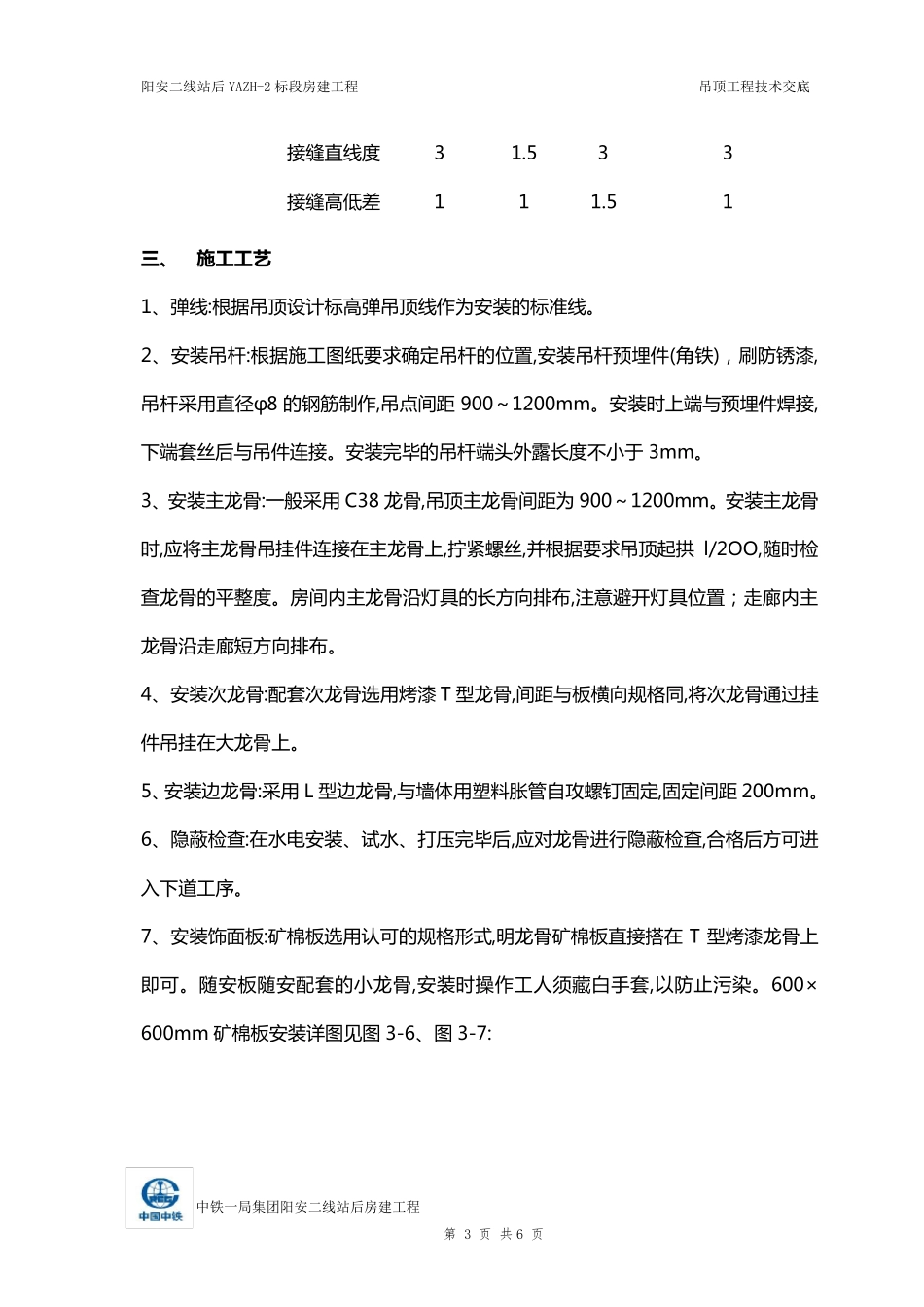 吊顶工程技术交底内容_第3页