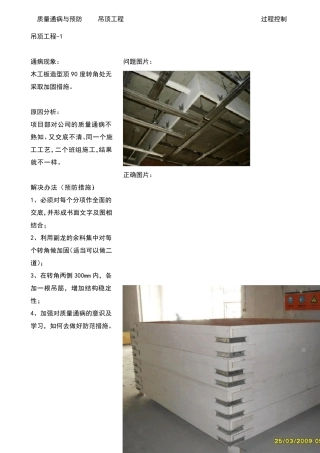 吊顶工程质量通病与预防(含多图)