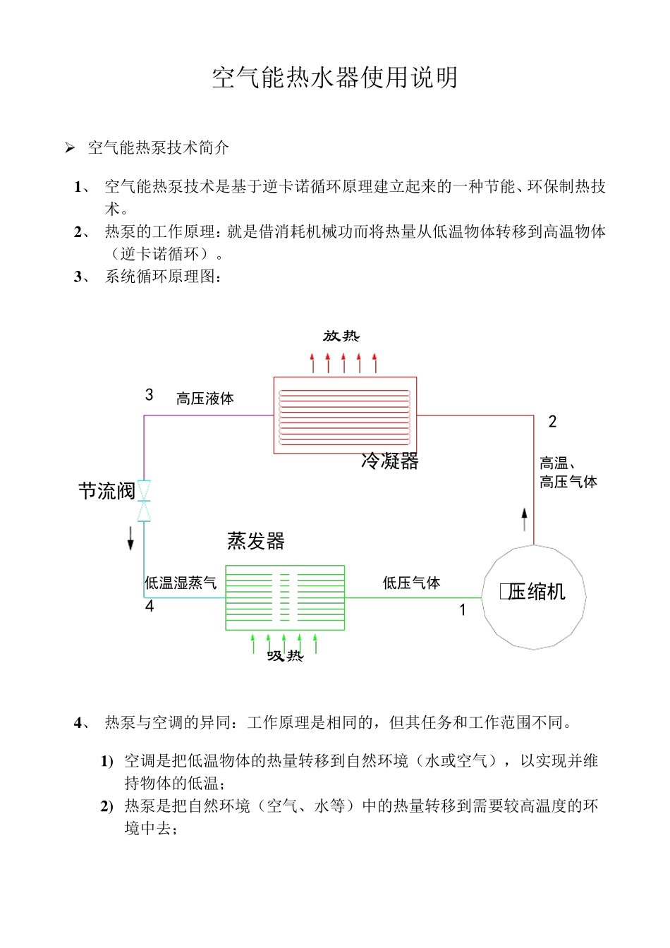 同益空气能使用说明_第1页