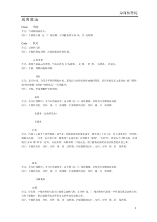 同花顺函数通用数据