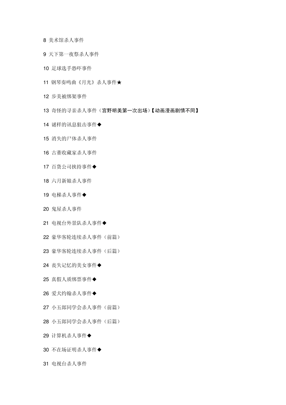 名侦探柯南tv版目录主线剧情更新于2013年7月_第2页