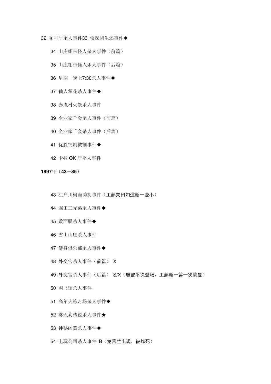 名侦探柯南tv版目录主线剧情更新于2013年7月_第3页