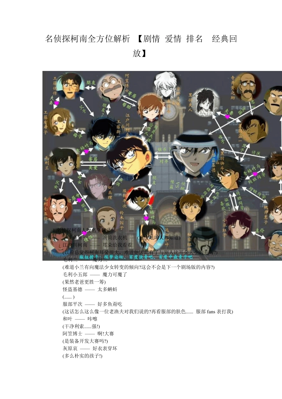 名侦探柯南全方位解析_第1页