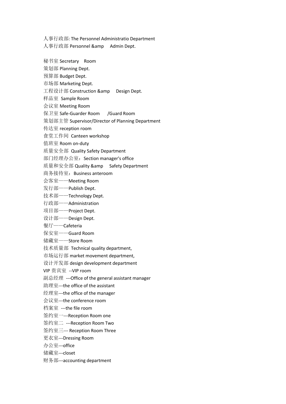 名片英文大全_第2页