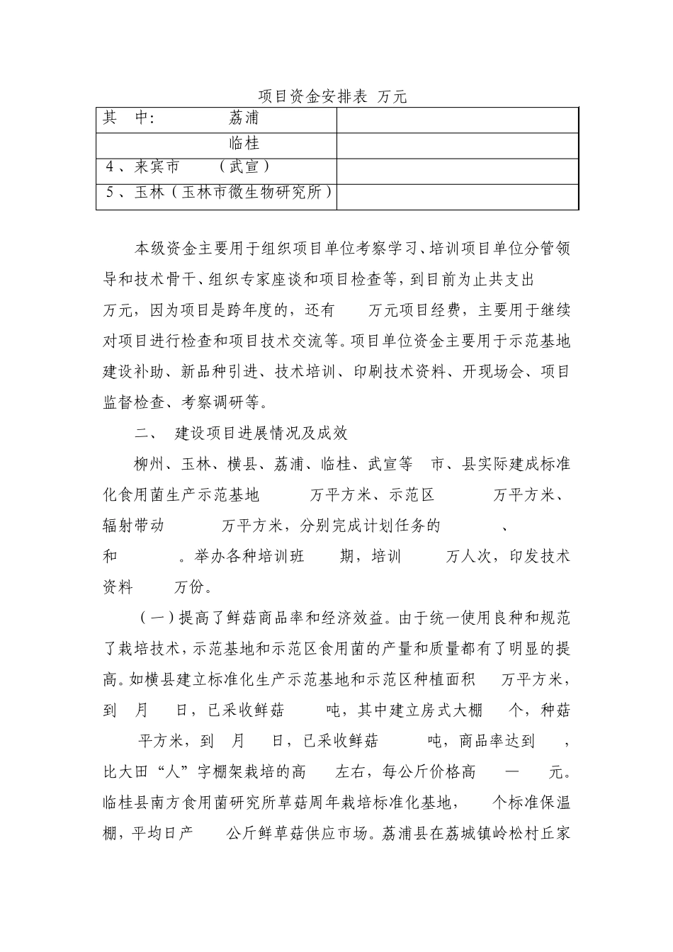 名特优新食用菌生产示范基地建设项目总结_第2页