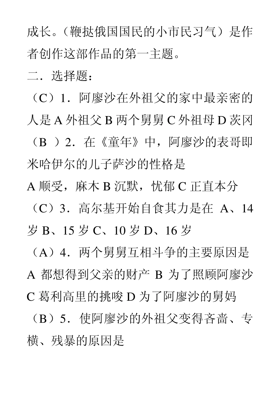 名著阅读童年_第3页