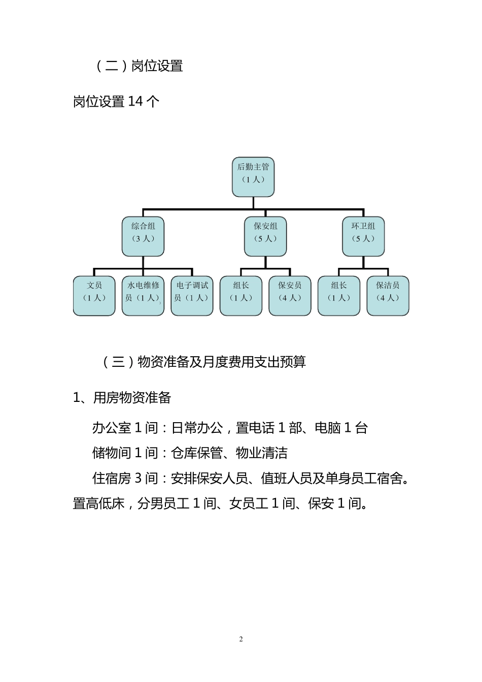 后勤服务管理方案_第2页