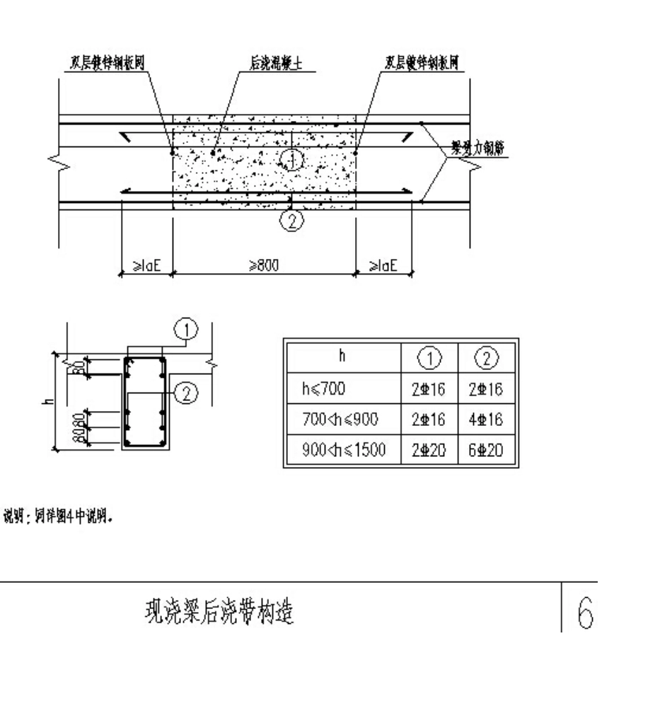后浇带做法节点详图_第3页