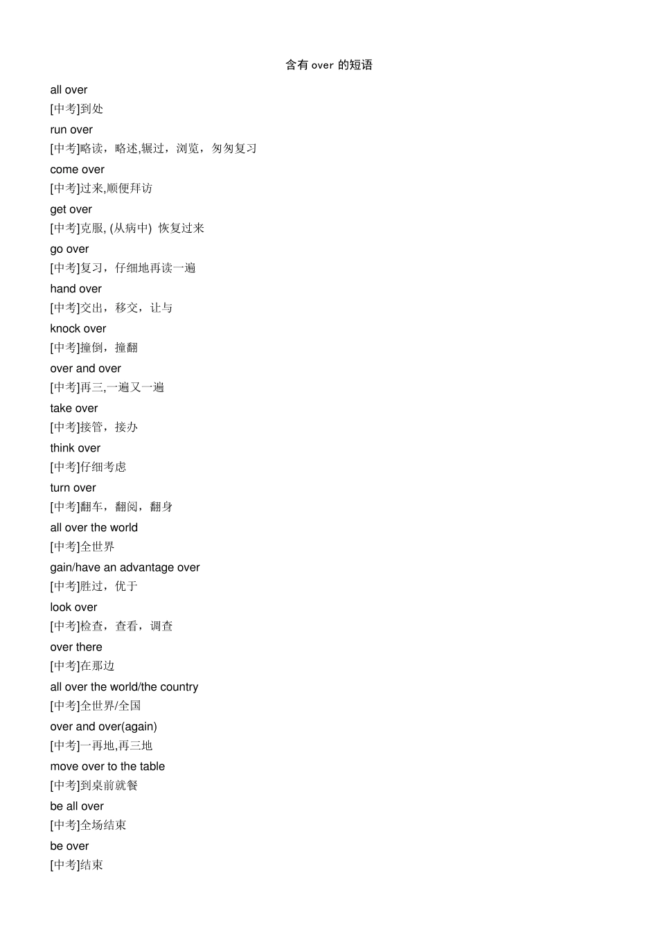 含有over的短语_第1页