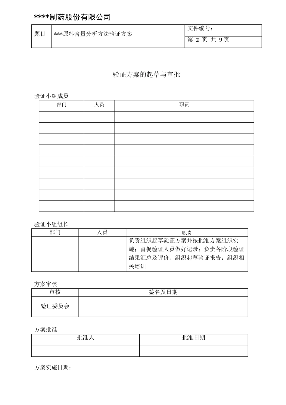 含量分析方法验证方案_第2页
