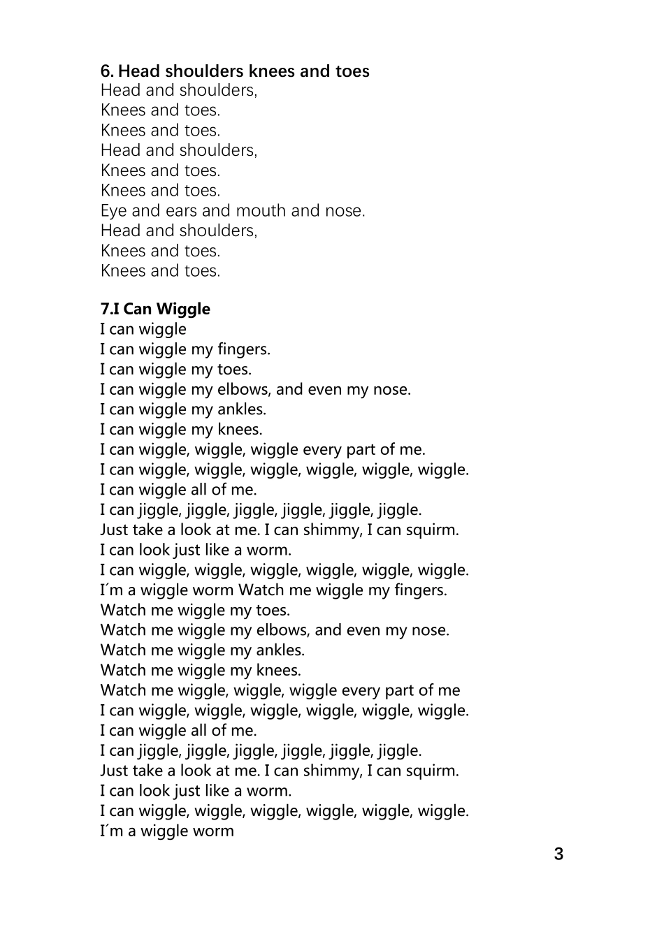 启蒙英文儿歌四十首_第3页