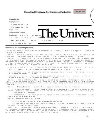 员工绩效评估考核表