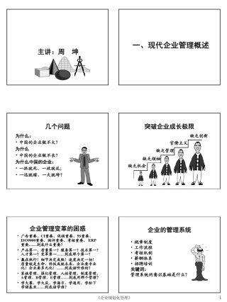 周坤现代企业规范化管理