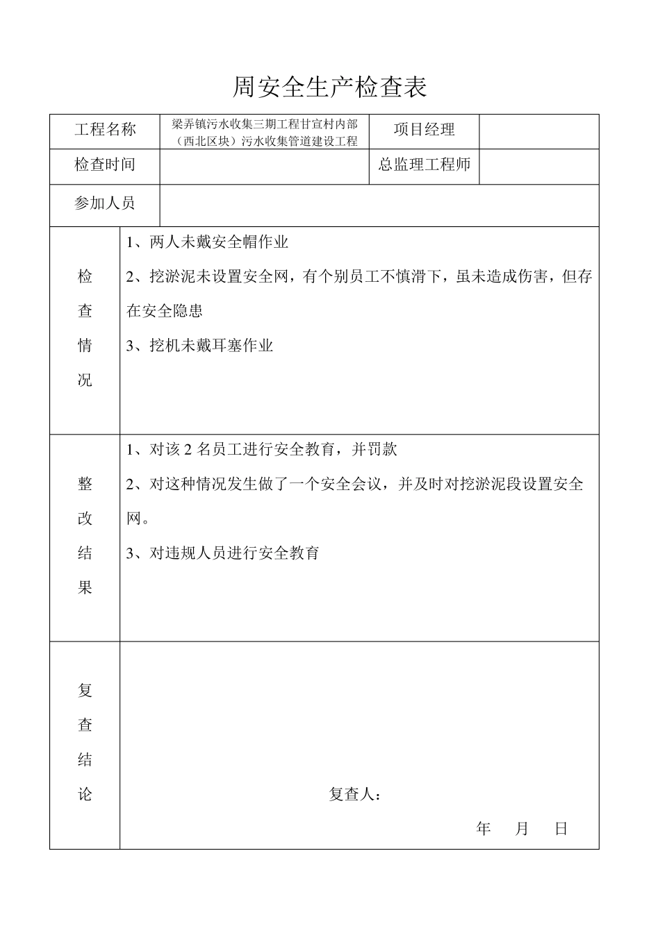 周安全生产检查表_第1页