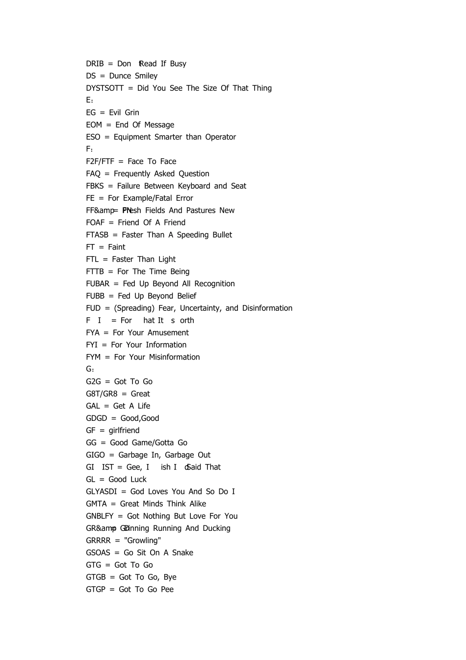 和老外发短信必看的缩写2008_第3页