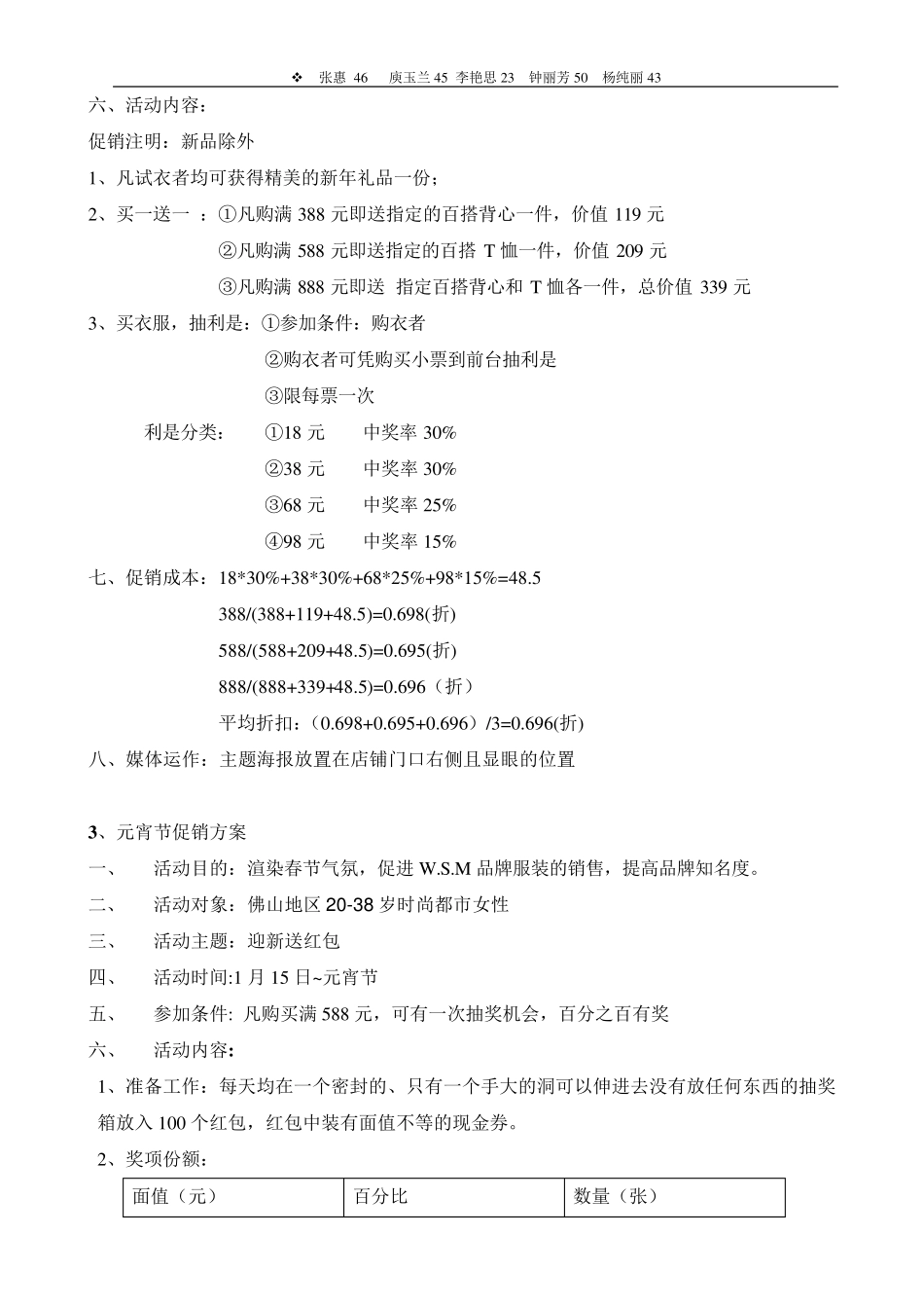 品牌服装全年促销方案_第2页