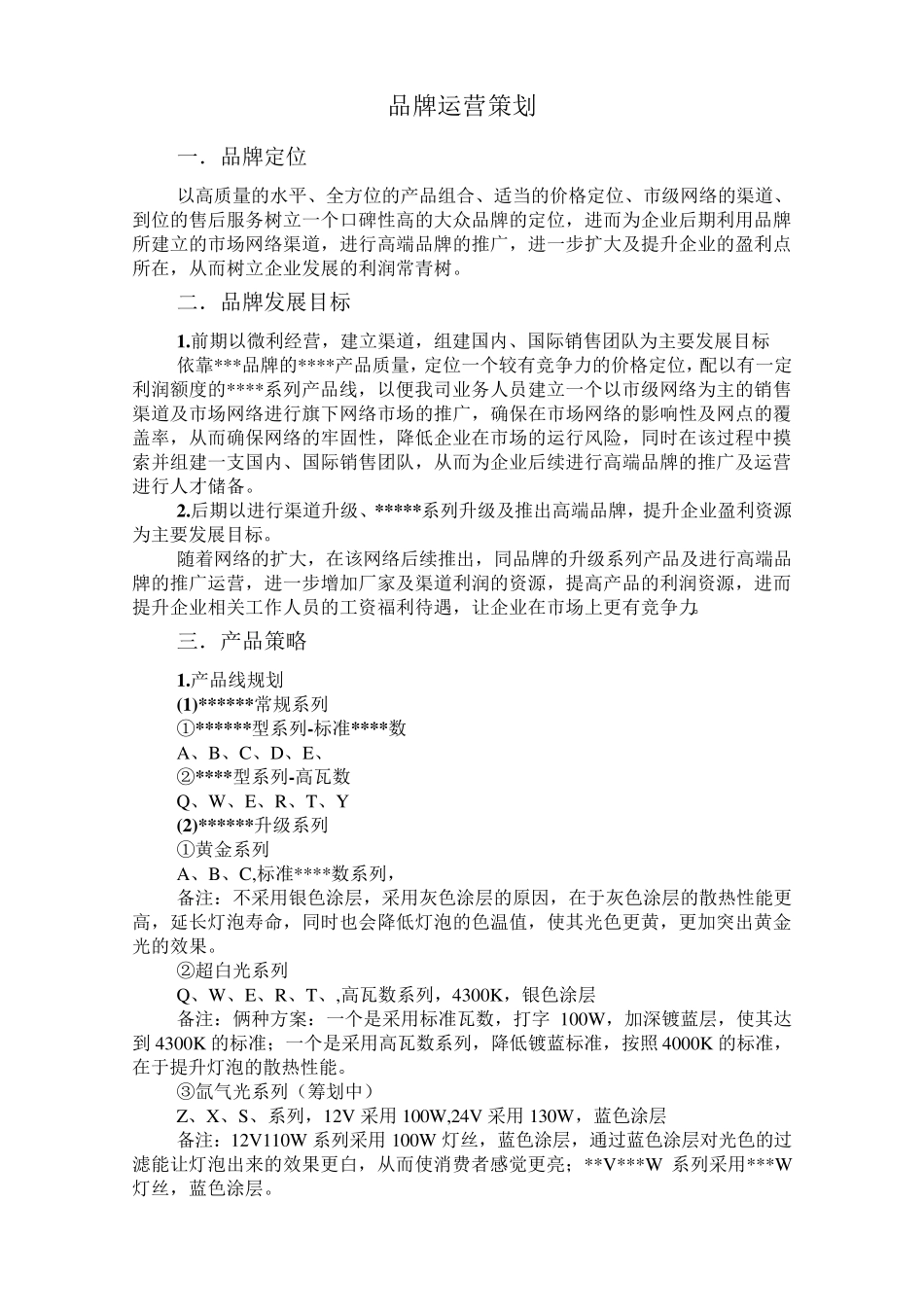 品牌运营策划书_第1页