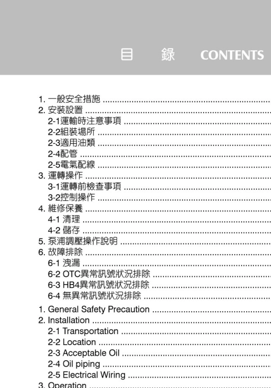 哈伯HABOR—HBO系列油冷却机(油压、润滑油专用)使用操作手手册200812e_第2页