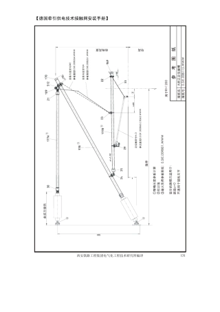 哈大铁路RE200c接触网腕臂装配图
