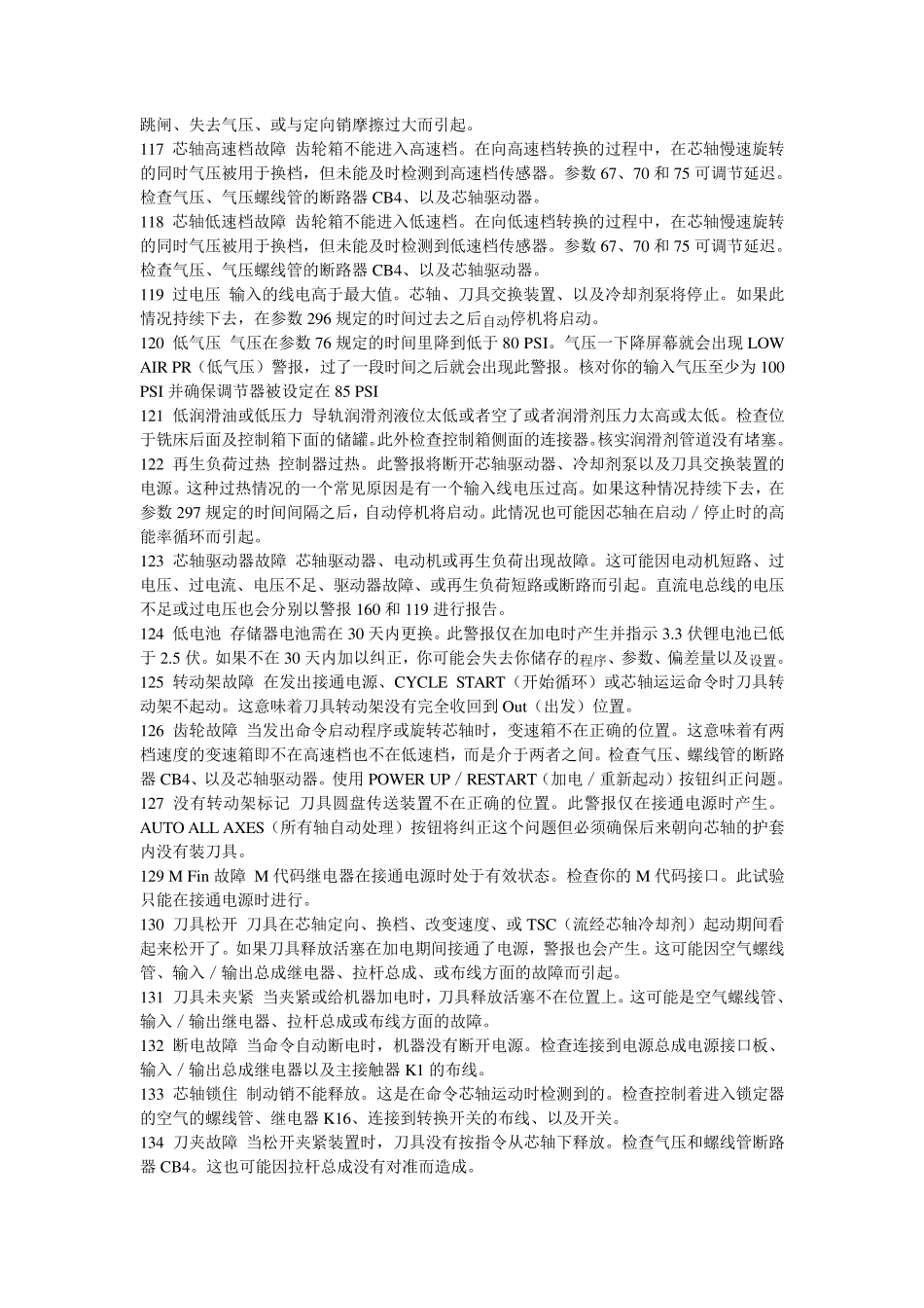 哈斯系统报警参数及排除方法_第2页