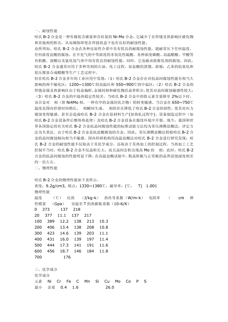 哈氏合金元素及性能_第2页