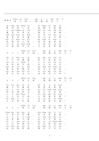 唐诗三百首汉语拼音版