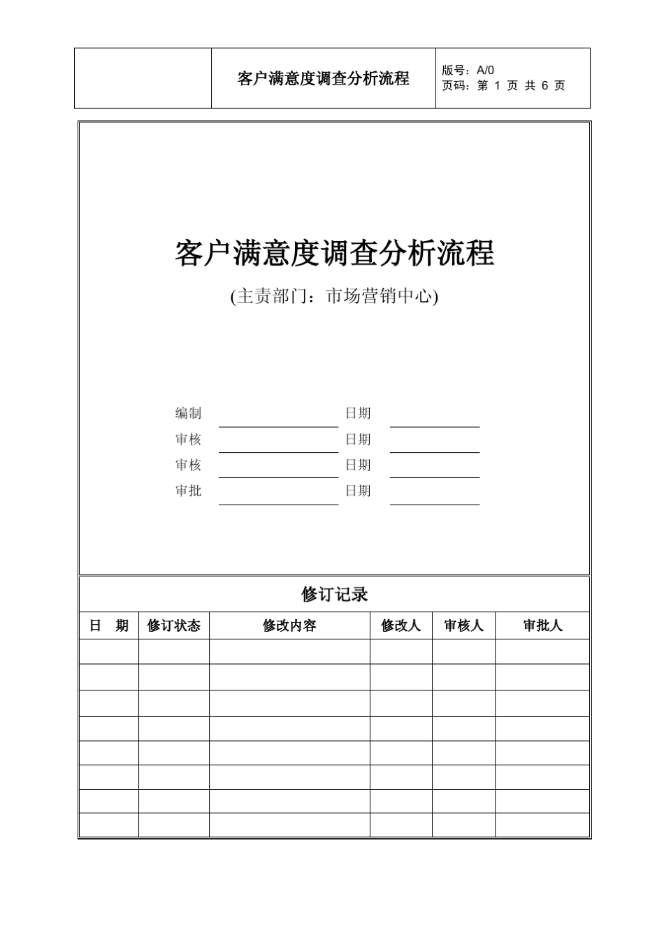 商业地产客户满意度调查分析流程_第1页