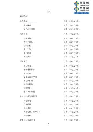 商业广场项目绿色施工节地与施工用地保护