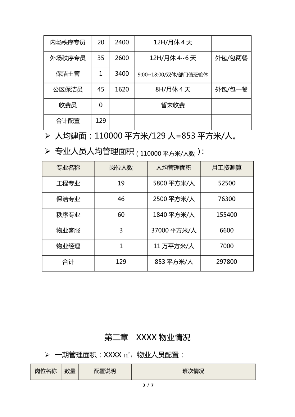 商业项目物业费收费标准测算_第3页