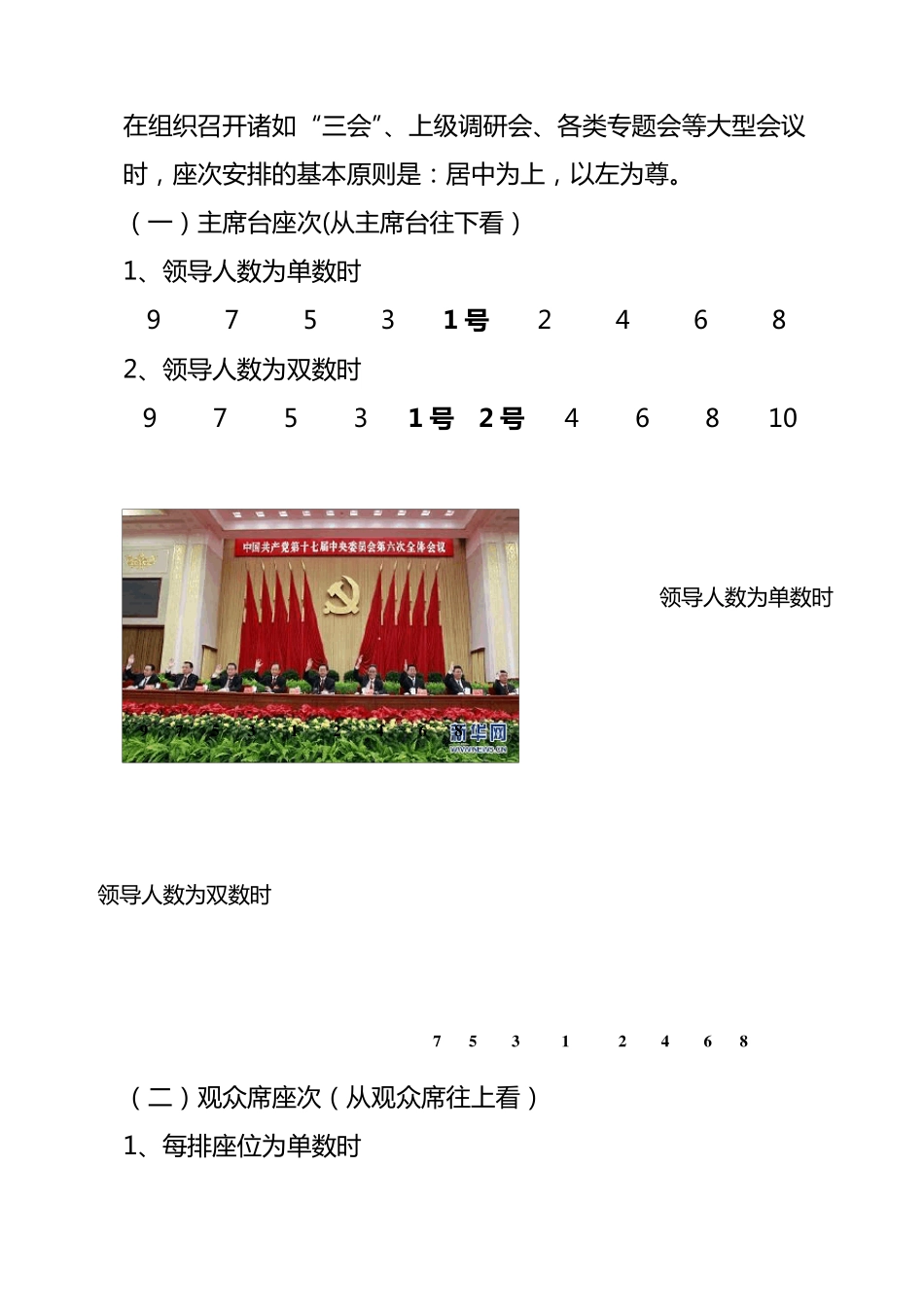 商务接待中的座次礼仪_第3页