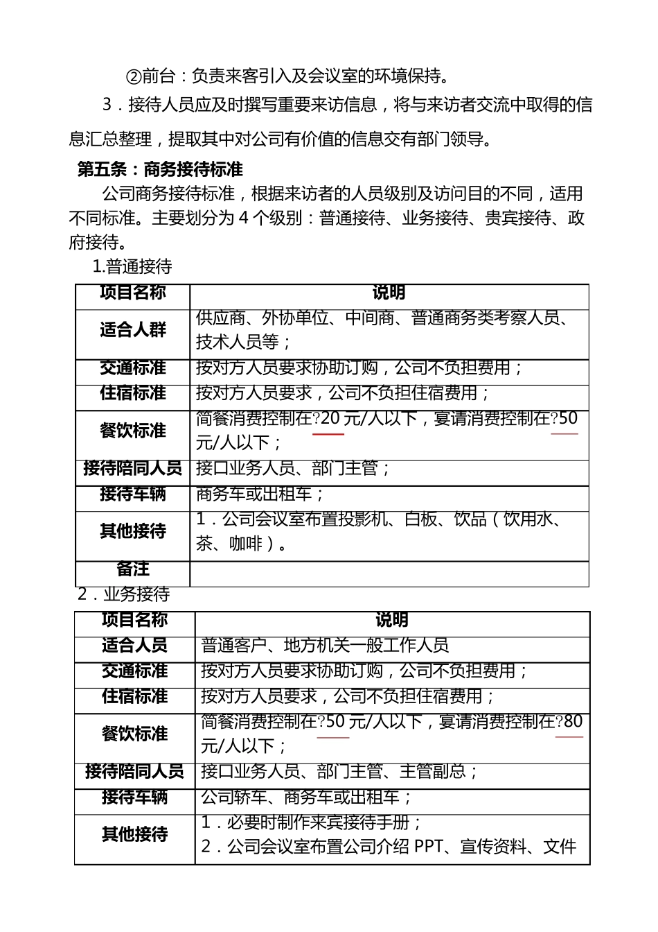 商务接待标准_第2页