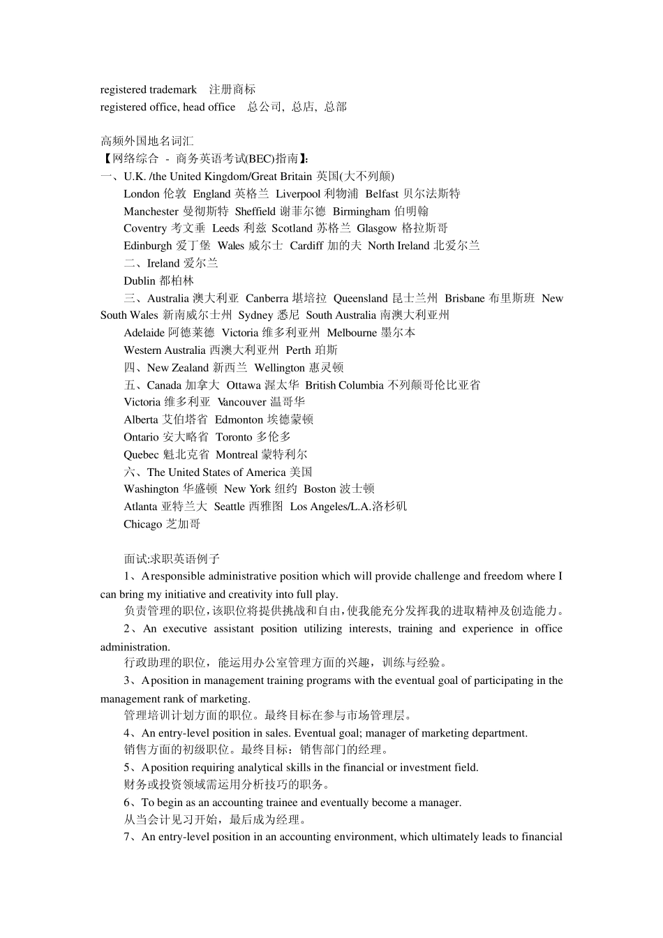 商务英语函电常用句型_第3页